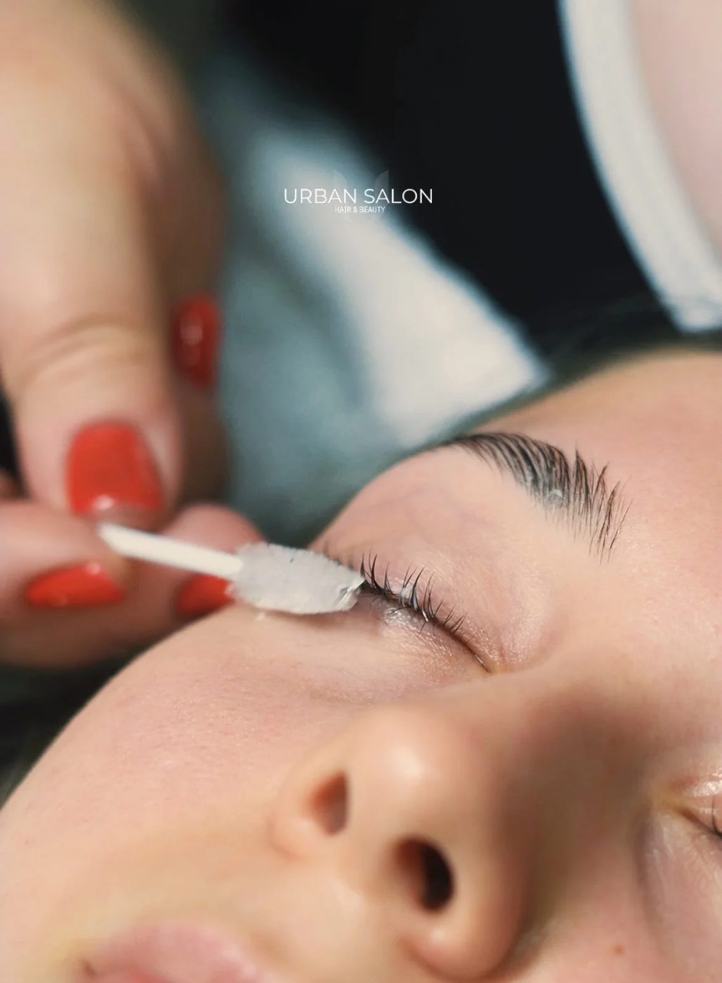 Lash treatment at Urban Beauty